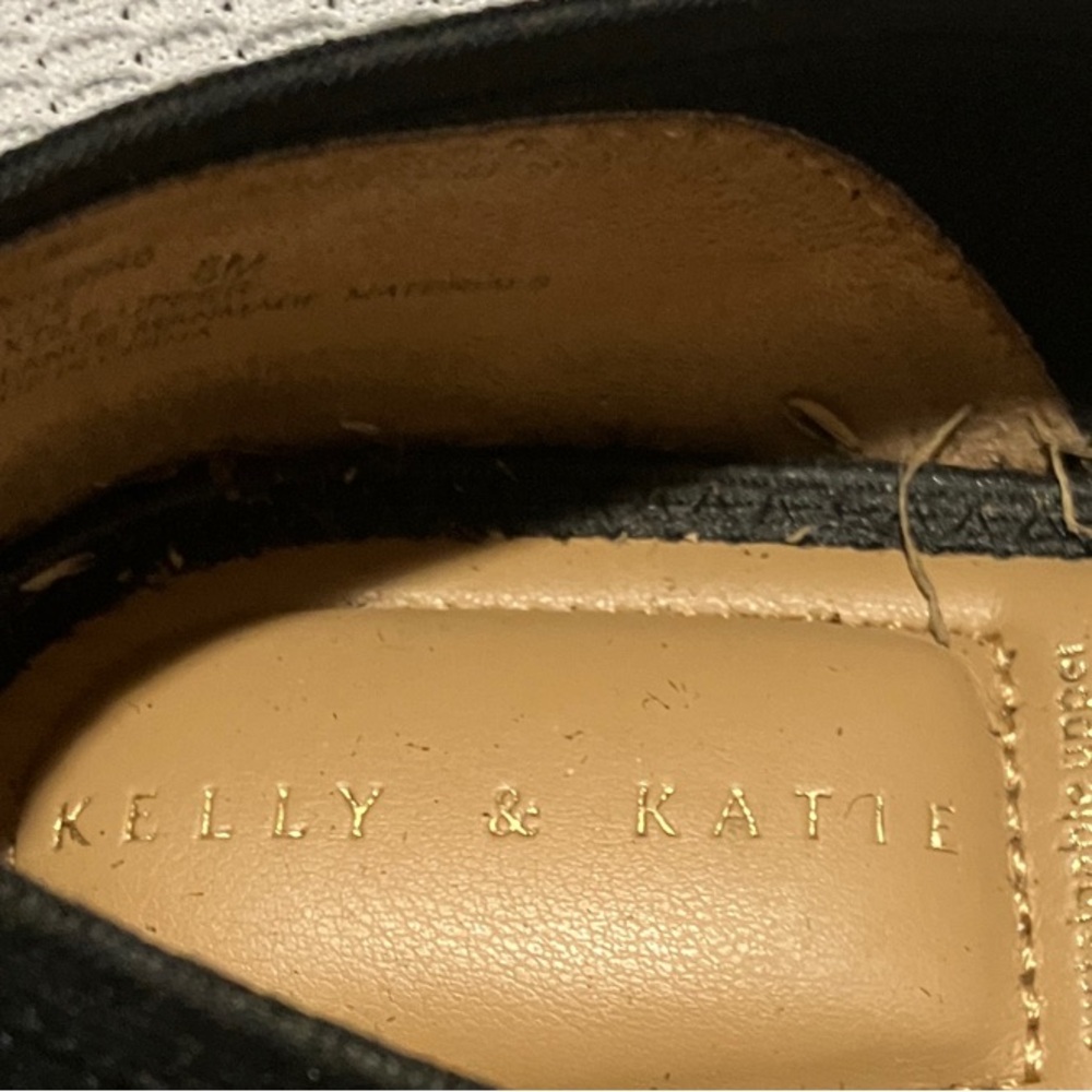 Kelly & Katie Black Pointed-Toe Flats - Picture 2 of 7